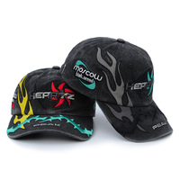 Casquette de baseball unisexe non structurée en denim rétro RD BA 0672, 100 % coton, broderie 3D, 6 panneaux, rouge délavé, personnalisable en gros