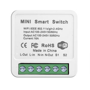 Interrupteur intelligent WiFi Tuya 16A 20A, module relais RF433Mhz, contrôle bidirectionnel, application Smart Life, prise en charge à distance Alexa Google Home - Product Image 1