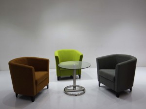 Sofá de comedor tapizado suave estilo urbano moderno para restaurante - Product Image 3