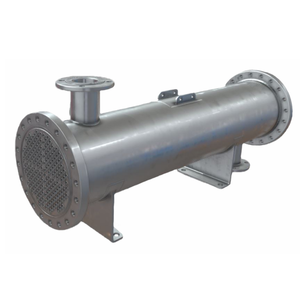 Échangeur de chaleur à coquille et à tubes en acier inoxydable SUS304 haute pression - Condenseur d'eau de mer industriel pour systèmes de refroidissement marins - Product Image 6