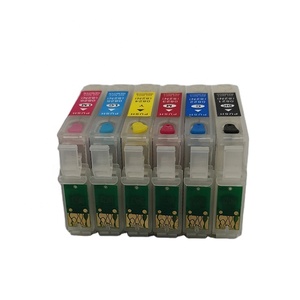 Cartuccia per <span class=keywords><strong>stampante</strong></span> a getto d'inchiostro compatibile T0801 ricaricabile vuota per cartuccia d'inchiostro per <span class=keywords><strong>stampante</strong></span> EP PX660/PX720WD/PX730WD - Product Image 2