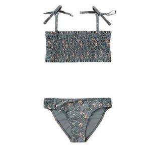Maillot de bain deux pièces smocké de haute qualité pour bébé et petite fille, maillot de bain pour enfants, bikini pour enfants - Product Image 6