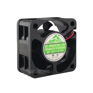 Black Plastic PBT 4020 5v UL Dc Brushless Cooling IP68 Waterproof Axial Flow Fan 4 Pin 40*40cm 12v For GPS