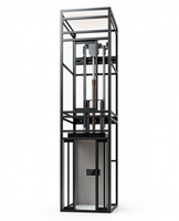 Ascenseur hydraulique de type villa pour grenier, ascenseur panoramique intérieur pour petits espaces domestiques