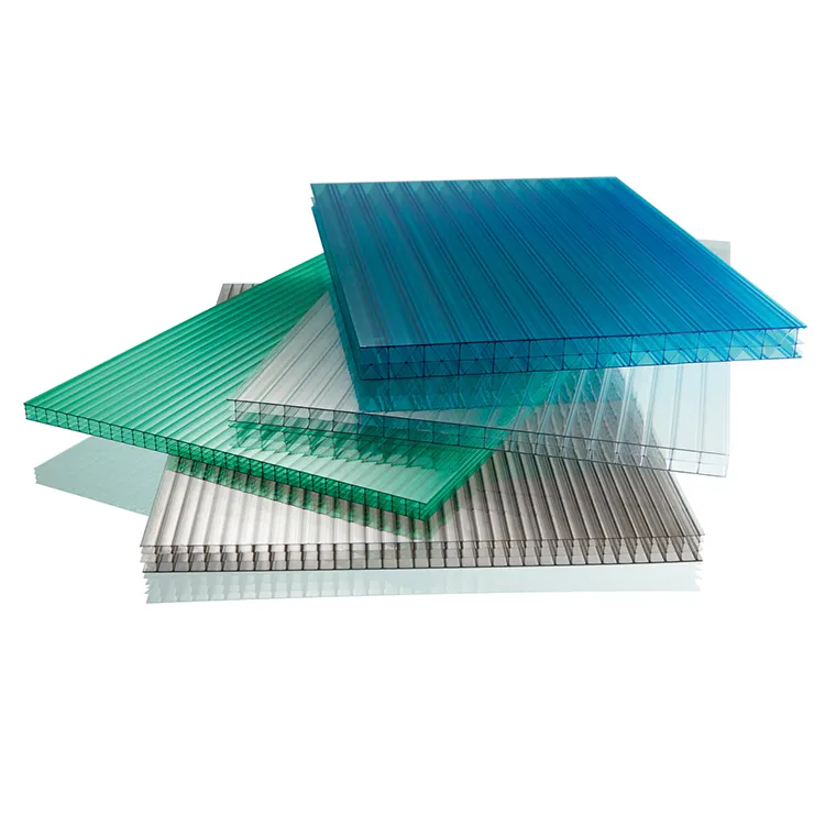 4mm 8mm 12mm 16mm green house polycarbonate pc sheet Panels Hollow Sun polycarbonate Sheets panel For Greenhouses