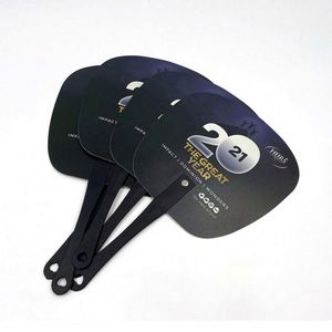 Abanico de Mano Redondo Personalizado de Plástico PP de Buena Calidad - Product Image 1