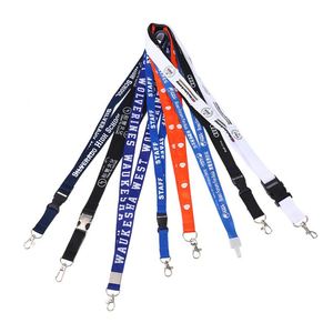 Customized Strap Wrist <b>Polyester</b> Short Key Chain <b>Lanyards</b> Logo Car Tag Key Ring Key <b>Lanyard</b> Custom Logo <b>Lanyard</b> Keychains - Product Image 1