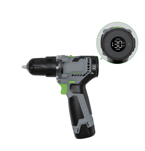 High Torque 2 Speed Cordless Drill Features Drill with Customizable OEM Lithium Battery Brushless Intelligent Impact Drill