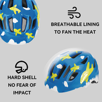 Avion pour enfants de haute qualité Usine à bas prix réglable tour de tête taille casque avec ventilation casque de vélo pour enfant