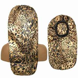 Gorro de Dormir Largo y Elástico de Satén Sedoso para Cabello Rizado, Gorro Grande para Trenzas - Product Image 3