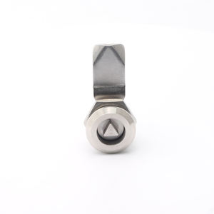 أقفال أنبوبية صناعية عالية الأمان من الفولاذ المقاوم للصدأ، أقفال كام رباعية الدوران لخزائن التوزيع - Product Image 2