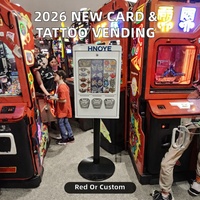 Distributeur automatique de cartes Pokémon personnalisées à deux compartiments, modèle DEER, nouveau design, expédition rapide, 300-600 pièces, fonctionnant avec des pièces de monnaie