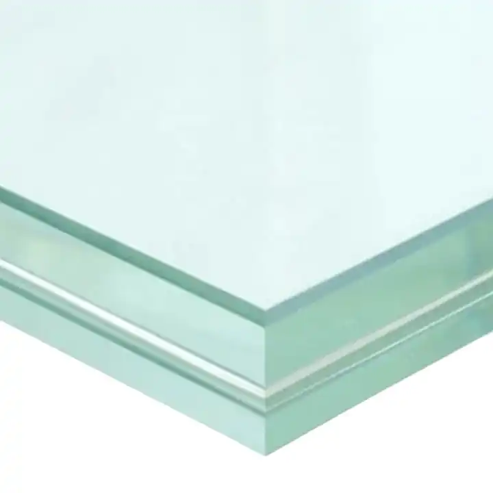 Building use 2 layer safety laminated glass eva pvb film lamination tempered glass 6.38 laminated glass price