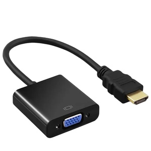 Tốc độ cao HDTV để <span class=keywords><strong>VGA</strong></span> <span class=keywords><strong>Adapter</strong></span> HDTV một Nam để <span class=keywords><strong>VGA</strong></span> Nữ chuyển đổi HD scaler video cáp Dây chuyển đổi cho PC máy tính xách tay - Product Image 1