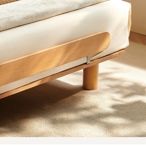 Semplice 1.5 metri tutto in legno massello custodito letto matrimoniale per i bambini per il piccolo appartamento ragazzo o la camera della ragazza - Product Image 5