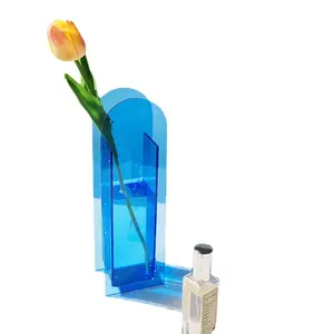 Arch Shape Modern Design Wedding Centerpieces Home Decorations Brush Pen Holder Elegant Flower Acrylic Vase for
