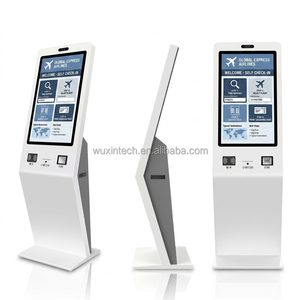 Kiosco de Centro Comercial con Pantalla Táctil de Autoservicio de 21.5 y 27 Pulgadas, con Soporte de Pie y Pago por Código QR <span class=keywords><strong>para</strong></span> Tiendas de Comida Rápida - Product Image 5