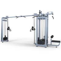 Équipement de machines de musculation de qualité supérieure pour salle de sport commerciale, stations de rack à câbles multifonctionnelles pour entraînement, multifonctionnelles, 5 stations