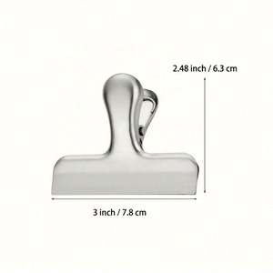 Clips para Bolsas de Cocina con Cierre Hermético, Ecológicos, con Logotipo Personalizado, 5 Colores, Clips para Snacks de Acero Inoxidable Resistentes para Alimentos - Product Image 2