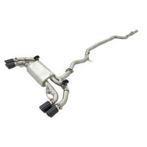 Système d'échappement CSZ Valvetronic Catback pour <span class=keywords><strong>BMW</strong></span> G20 320E/<span class=keywords><strong>330E</strong></span> B48 2.0T silencieux à soupape 304 acier inoxydable 1.5mm d'épaisseur Quad Tips - Product Image 1