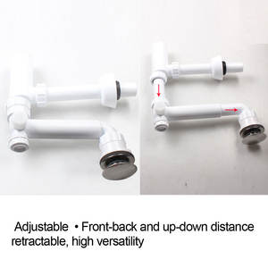 WaiiHO 027 Sistema de Drenaje Rectangular para Fregadero de Cocina, Acero Inoxidable 304 con Patrón Cuadrado de PP para Uso en Suelo - Product Image 2