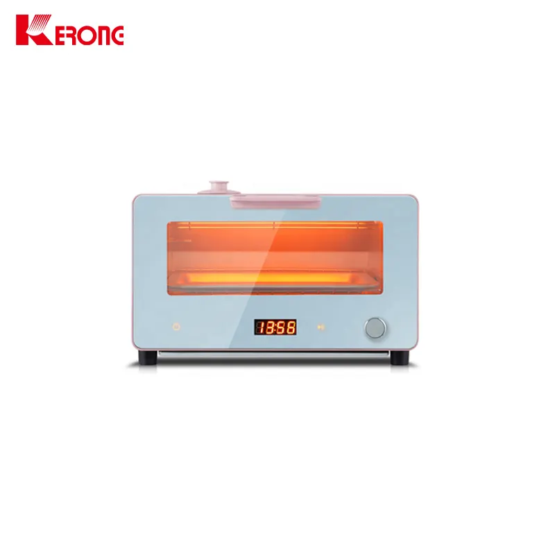 Mini horno de vapor eléctrico CCC, horno tostador de pan de vapor con Panel de Control, pantalla táctil de 10L, marca japonesa