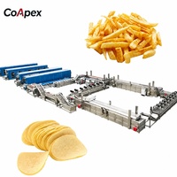 Machine à chips de patate douce entièrement automatique de taille moyenne, en acier inoxydable 304 de qualité alimentaire, technologie belge, durable et rentable