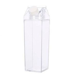 Bouteille d'eau de fête en forme de carton, sans BPA, 500 ml, 1000 ml, 17 oz, minimaliste, anti-fuite, unisexe, pour consommation directe, vente en gros - Product Image 4