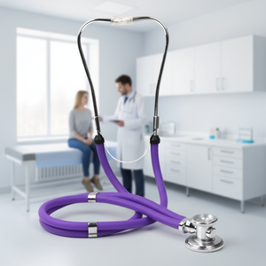 Stéthoscope médical à double tête certifié CE MDR, outil de diagnostic cardiaque pour médecins, infirmières et étudiants en médecine - Product Image 5