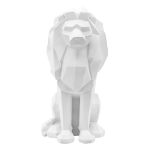 Statuetta di Leone Seduto in Resina, Scultura Decorativa Moderna per Casa, Ufficio e Esposizione - Product Image 4