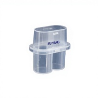 Boîte de protection transparente rectangulaire en PP lavable pour l'emballage de bouteilles