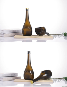 780ml Heavy Brown Glass Wine <strong>Bottle</strong> Burgundy <strong>Champagne</strong> <strong>Bottle</strong> with Stopper Lid - Product Image 3