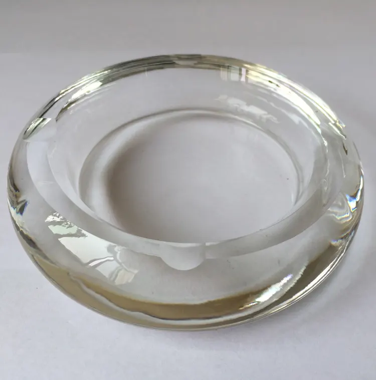 10cm עגול מבריק קריסטל זכוכית מאפרה MH-6145