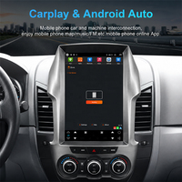 Radio Mobil Vertikal Tesla Android 13 12,1 Inci untuk Ford Ranger F250 2011-2015 Wireless CarPlay GPS DSP Navigasi Mobil Stereo Mobil