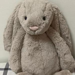 Peluche Lapin Beige JC Jelly Style Version Haute 31cm, Oreilles Symétriques, Rembourrage Coton PP, Douce au Toucher, Jouet Classique en Peluche - Product Image 3