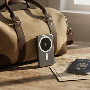 Batteries externes portables étanches à chargement rapide magnétique sans fil 22,5 W 10000 mAh avec logo personnalisé, options de vente en gros 15 W - Product Image 3