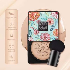 IMÁGENES BB Air Cushion Foundation Mushroom Head <span class=keywords><strong>CC</strong></span> <span class=keywords><strong>Cream</strong></span> Corrector Blanqueamiento Maquillaje Cosmético Impermeable Iluminar Tono de base facial - Product Image 1