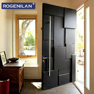 ROGENILAN Portes d'entrée <span class=keywords><strong>de</strong></span> sécurité en aluminium au design moderne, portes extérieures sécurisées avec serrure intelligente - Product Image 5