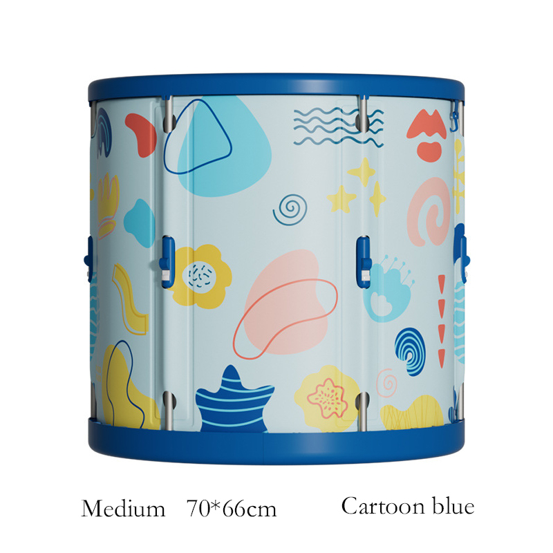 Dessin animé bleu 77-66cm