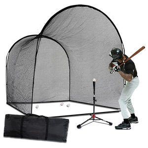 Filet de baseball portable de toutes les tailles pour le cricket et le softball <span class=keywords><strong>Cage</strong></span> de frappe pour l'entraînement intérieur et extérieur - Product Image 6