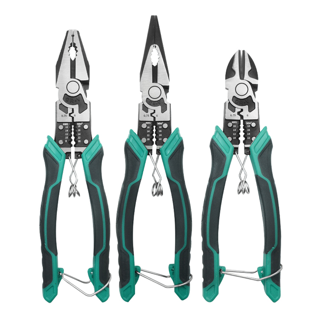 6" 8" Carbon Steel Metric Combination Lineman's Pliers European Handle OEM
