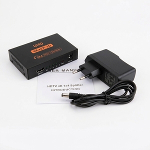 Répartiteur HDTV 3D <span class=keywords><strong>4K</strong></span> <span class=keywords><strong>Ultra</strong></span> <span class=keywords><strong>HD</strong></span> de haute qualité 1 entrée 4 sorties pour projecteur, moniteur, <span class=keywords><strong>lecteur</strong></span> DVD et <span class=keywords><strong>lecteur</strong></span> <span class=keywords><strong>Blu</strong></span>-<span class=keywords><strong>ray</strong></span> - Product Image 6