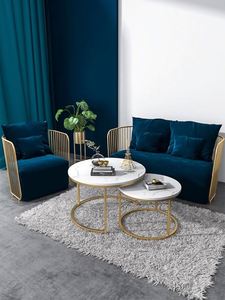 Canapé en métal et style nordique de luxe, canapé créatif pour la maison, combinaison de petits canapés, canapé de style moderne pour les boutiques de vêtements, fauteuil tendance - Product Image 4