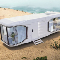 Maison capsule spatiale Mantian Star, maisons conteneurs, 40 pieds, 2 chambres, préfabriquées, plusieurs étages, ignifuges, approuvées en Californie, conformes à la norme CE