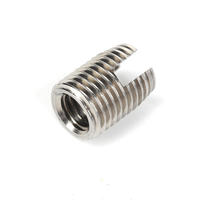 304 Stainless Steel Self Tapping Slotted Threaded Insert Nut Internal Thread Insert