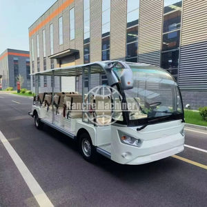Batterie au lithium 72v de haute qualité 14 places Bus touristique fermé électrique Bus touristique panoramique de luxe Navette urbaine - Product Image 1
