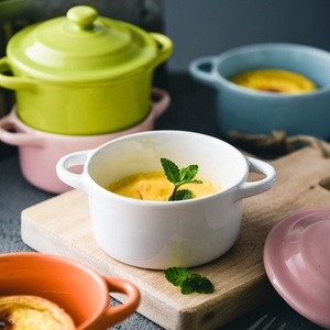 <span class=keywords><strong>Bol</strong></span> de cuisson miniature contemporain en porcelaine blanche 200 ml, qualité AB, finition lisse et vernie, multi-usages, écologique, technique personnalisée - Product Image 1