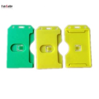 Porte-carte d'identité et porte-badge en plastique dur avec ventouses Sacs de stockage de nourriture pratiques