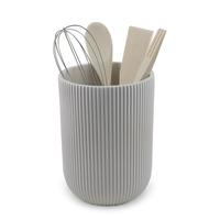 Vente en gros OEM drôle ustensiles de cuisine porte-outils Dolomite mignon ustensile Pot décoratif en céramique porte-ustensiles avec logo personnalisé