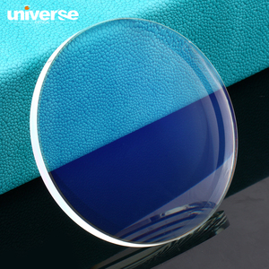 Lentes asféricas 1,56 baratas directas de fábrica, lentes ópticas con revestimiento Hmc de corte de luz azul - Product Image 1